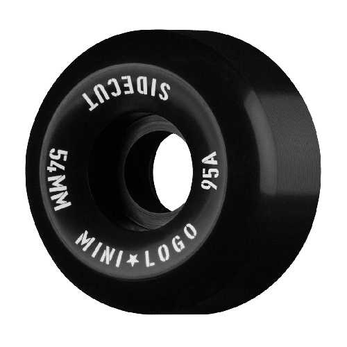 MINI LOGO SIDECUT HYBRID III BLACK WHEELS 95a 54mm