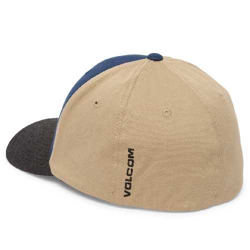 VOLCOM FULL STONE FLEXFIT HAT Dust Bowl Indigo
