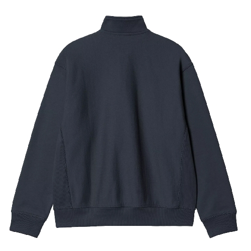CARHARTT WIP HALF ZIP AMERICAN SCRIPT SWEAT Deep Night