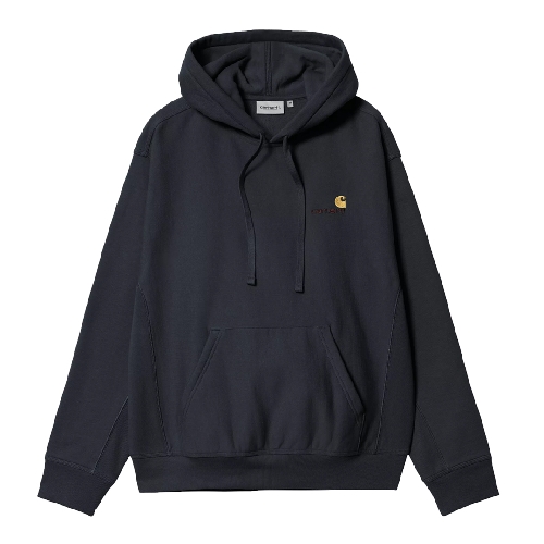 CARHARTT WIP HOODED AMERICAN SCRIPT SWEAT Deep Night