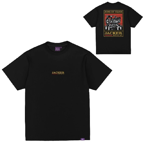 JACKER SONS OF VX TEE Black