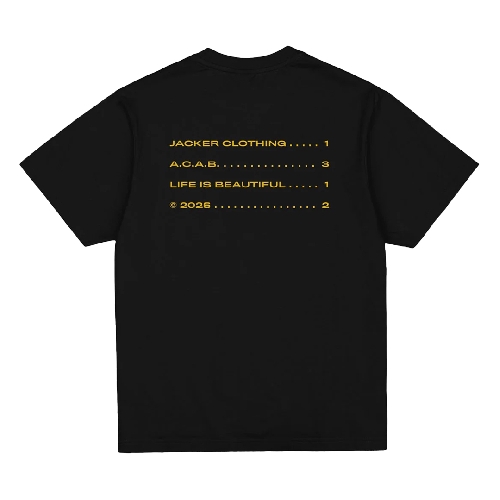 JACKER A.C.A.B TEE Black