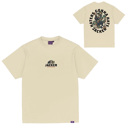 JACKER HATERS TEE Beige