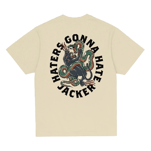 JACKER HATERS TEE Beige