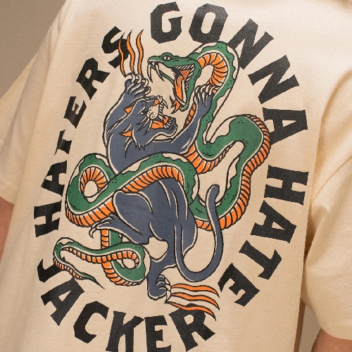 JACKER HATERS TEE Beige