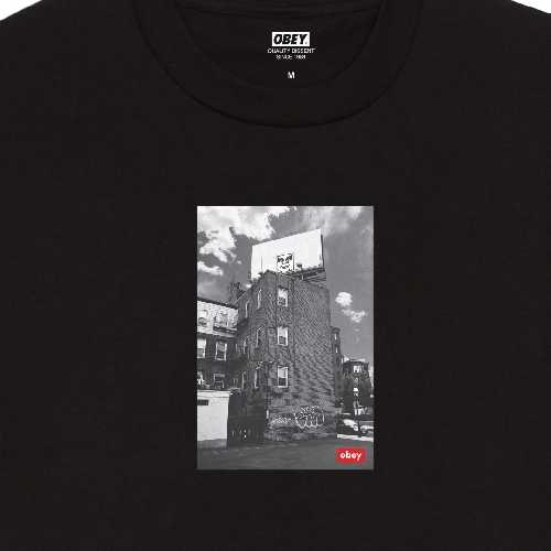 OBEY BOSTON BILLBOARD TEE Black