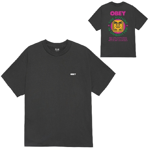 OBEY FUTURE UNWRITTEN TEE Vintage black