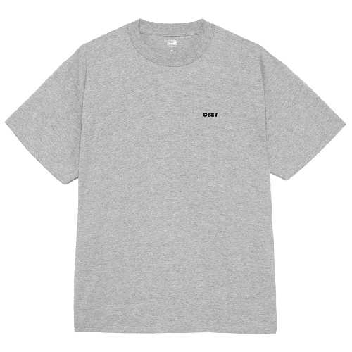OBEY EYES OPEN TEE Heather grey