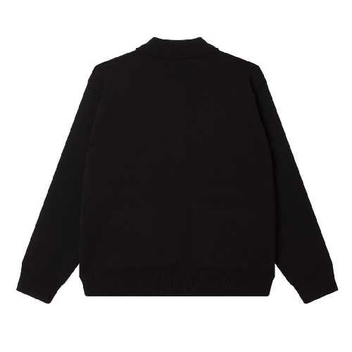 OBEY MATT ZIP UP SWEATER Black multi