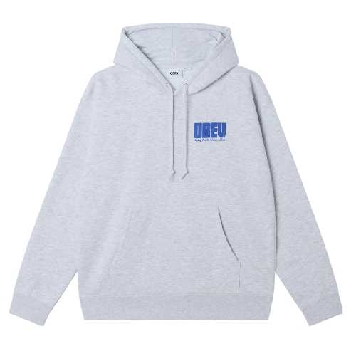 OBEY HEAVY IDEAS HOOD Ash grey