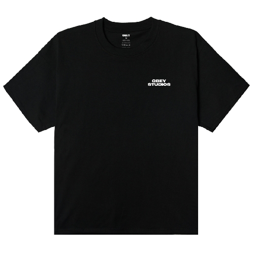 OBEY SKY FACE TEE Black