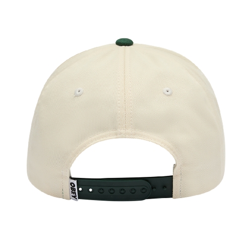 OBEY DELTA 5 PANEL SNAPBACK Spruce multi