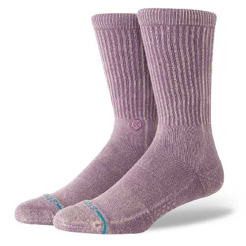 STANCE ICON DYED CREW Plum