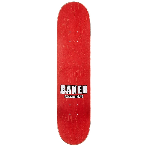 BAKER BRAND WHITE LOGO DECK 8.125 x 31.25