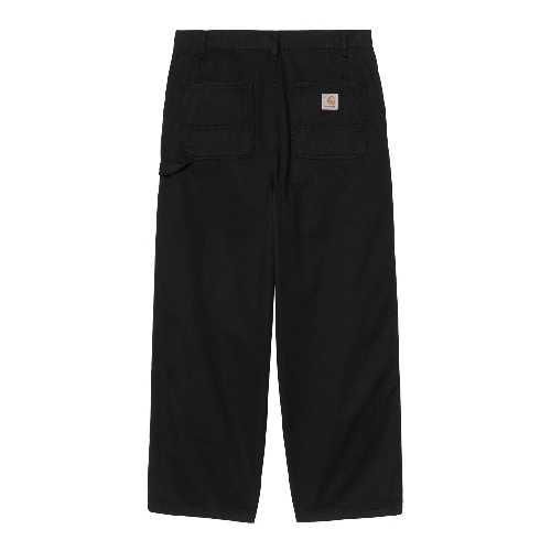 CARHARTT WIP HOLDEN PANT Black garment dyed