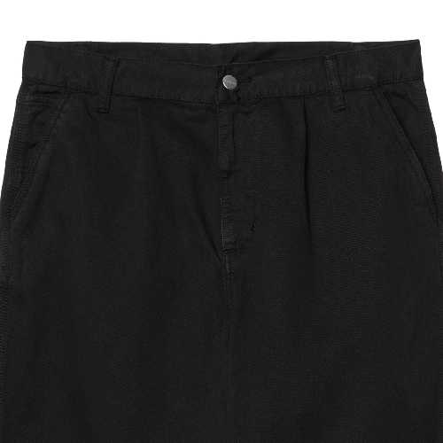 CARHARTT WIP HOLDEN PANT Black garment dyed
