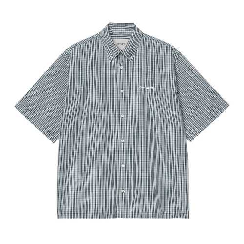 CARHARTT WIP GROFF SHIRT SS Groff Check Blue River