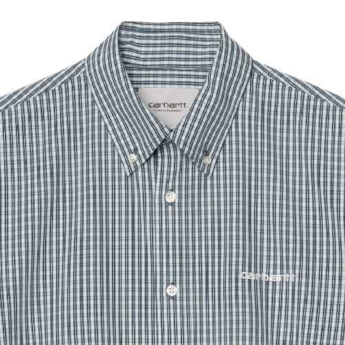 CARHARTT WIP GROFF SHIRT SS Groff Check Blue River