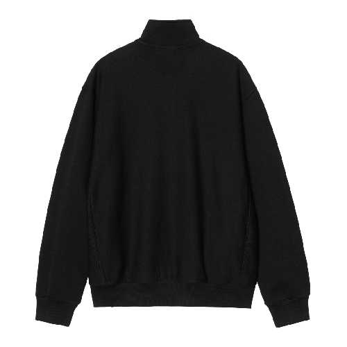 CARHARTT WIP LONGHAND HALF ZIP SWEAT Black White