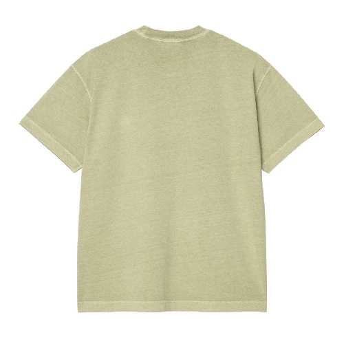 CARHARTT WIP NELSON TSHIRT Gentle Green garment dyed