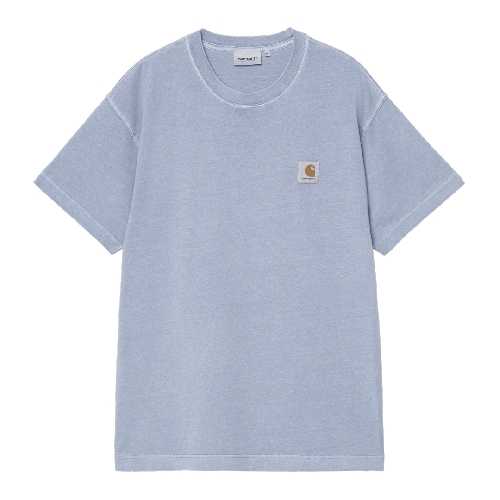 CARHARTT WIP NELSON TSHIRT Gentle Blue garment dyed