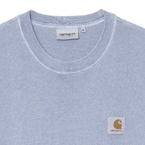 CARHARTT WIP NELSON TSHIRT Gentle Blue garment dyed