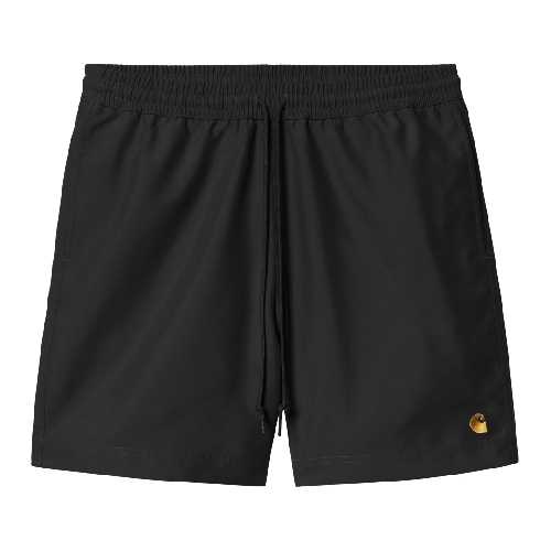 CARHARTT WIP CHASE SWIM TRUNKS Black Gold