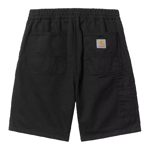 CARHARTT WIP FLINT SHORT black garment dyed