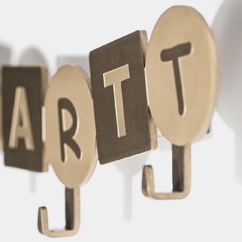 CARHARTT WIP ABC WALL COAT HANGER Gold