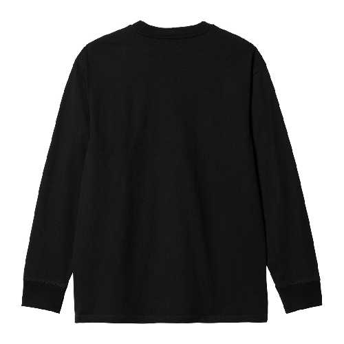 CARHARTT WIP AMERICAN SCRIPT LS TSHIRT Black