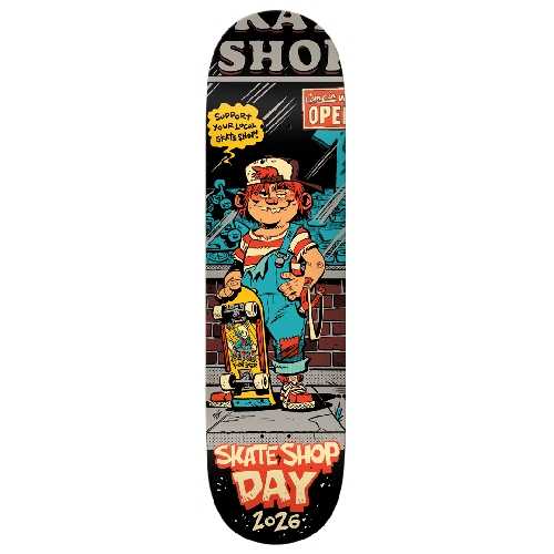 REAL DLX SKATE SHOP DAY 2026 KEEPERS DECK 8.25 x 32