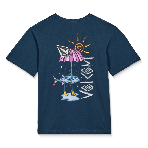 VOLCOM SUNFISH BSC YOUTH TEE Dust Bowl Indigo
