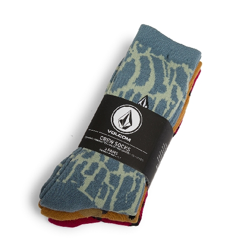 VOLCOM PRINT MIXER SOCK 2 3PK SOCK Mix