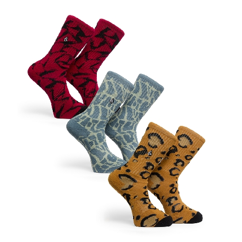 VOLCOM PRINT MIXER SOCK 2 3PK SOCK Mix