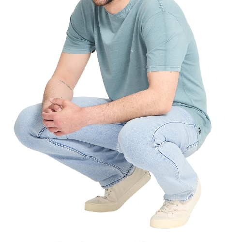 VOLCOM SOLVER DENIM Worn Light Blue