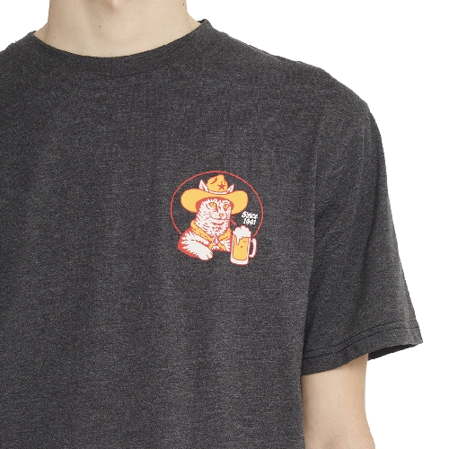 VOLCOM MEOWDY HTH TEE Heather Black