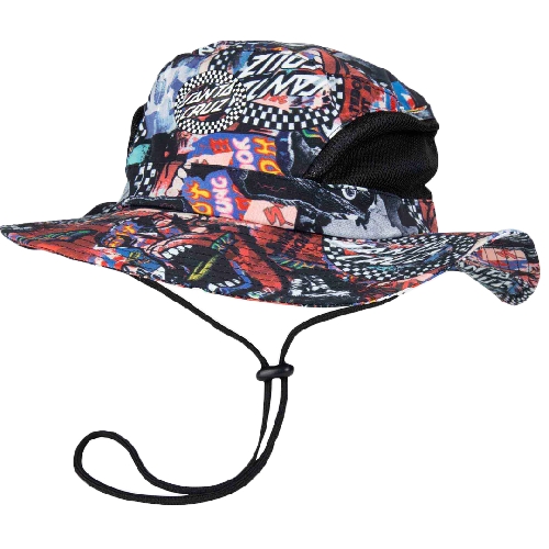 SANTA CRUZ COLLAGE BOONIE HAT Multi