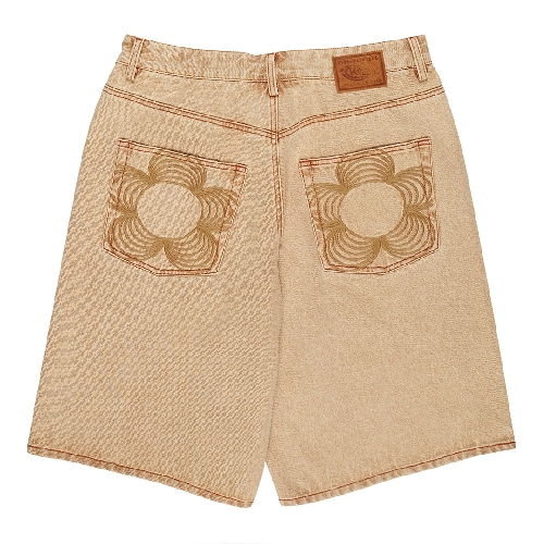 ELEMENT EAXE BIG 5 DENIM WORK SHORT Beige Tint Wash