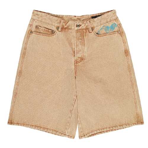 ELEMENT EAXE BIG 5 DENIM WORK SHORT Beige Tint Wash