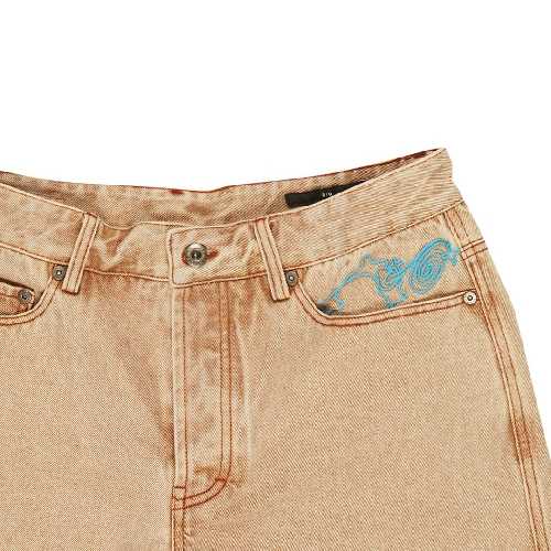 ELEMENT EAXE BIG 5 DENIM WORK SHORT Beige Tint Wash