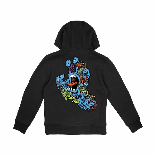 SANTA CRUZ YOUTH ROSKOPP SCREAMING FIVE HOOD Black