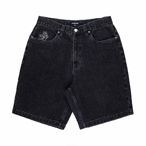 SANTA CRUZ STAMPED BIG SHORTS Black