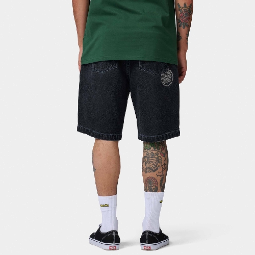 SANTA CRUZ STAMPED BIG SHORTS Black