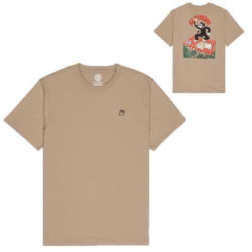 ELEMENT PIZZA SS TEE Aluminum