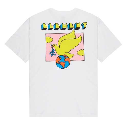 ELEMENT WORLD PEACE SS TEE Optic White