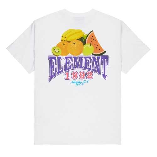 ELEMENT FRUIT SS TEE Optic White
