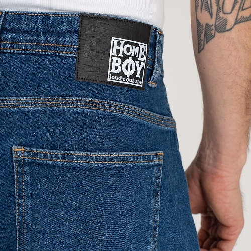 HOMEBOY X TRA MONSTER RETRO DENIM Washed Blue