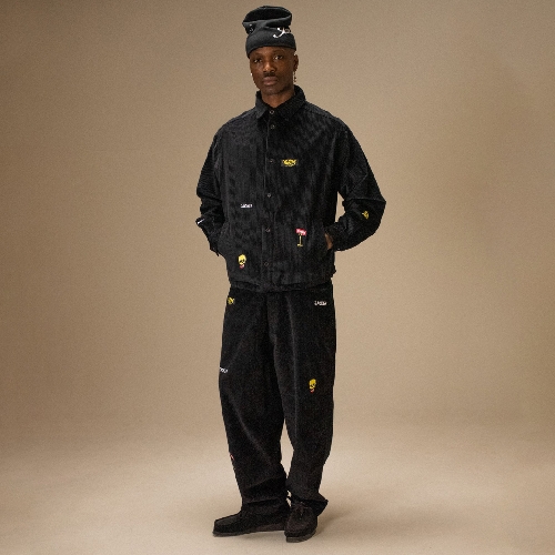 JACKER DEAL OVERSHIRT CORDUROY Black