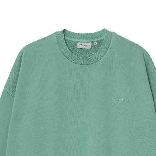 CARHARTT WIP BENTON SWEAT Lily garment dyed
