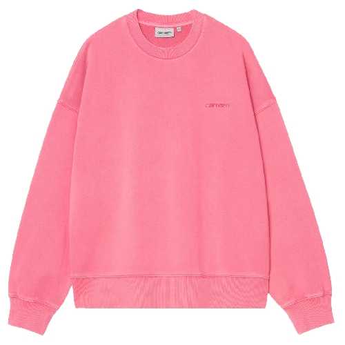 CARHARTT WIP BENTON SWEAT Primrose garment dyed